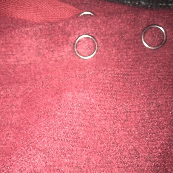 Caslon Red Cordovan Side Snap Tunic Sweater Size Small - Picture 7 of 9